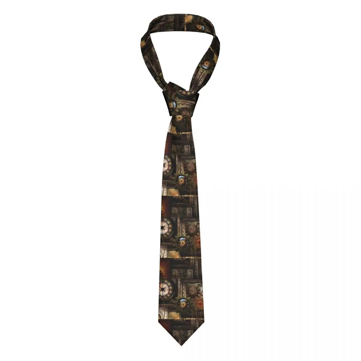 

Wonderful Steampunk Tie Vintage Print 8CM Printed Neck Ties Accessories Party Man Blouse Cravat