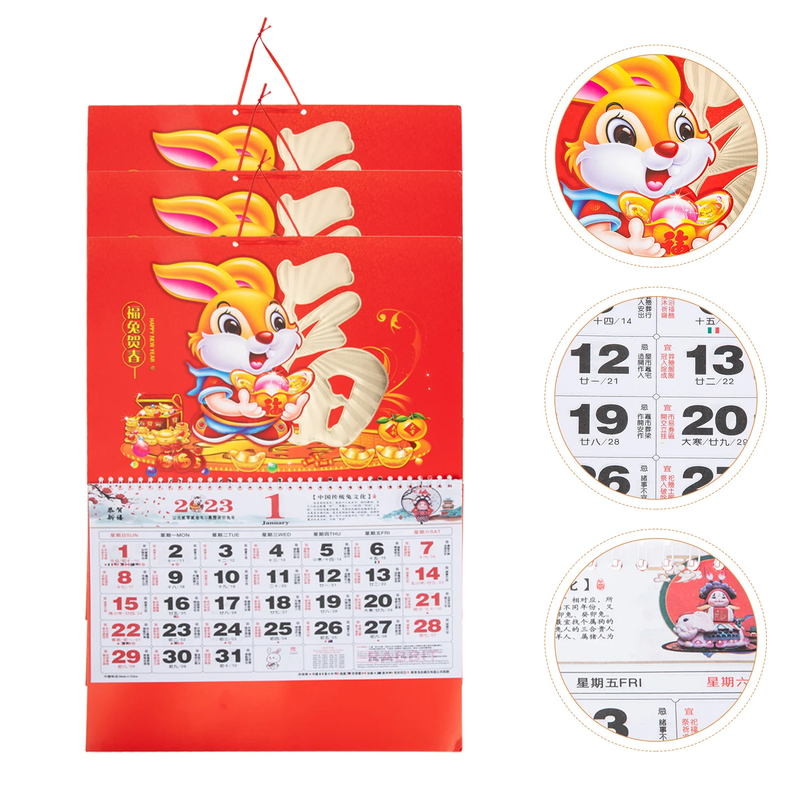 

Calendar Year Chinese Wall Rabbitnew The Hanging Lunar Monthly Plannercalendars Schedule Festival Spring Decor Home Traditional