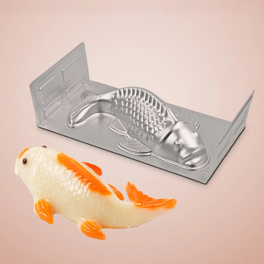 

3D Koi aluminum alloy Cake Chocolate Mold jelly manual sugar mold baking mold