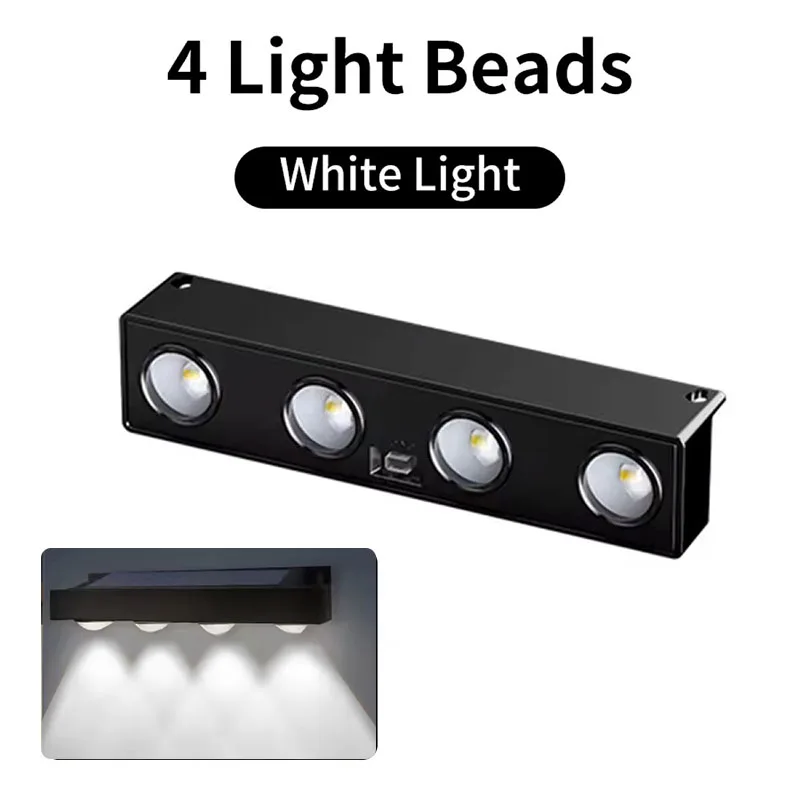 

Солнечные светильники 4/8 LED, водонепроницаемые
