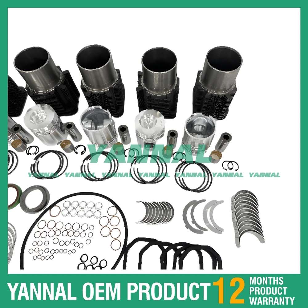 Комплект гильз цилиндра высокого качества с набором прокладок подшипников для