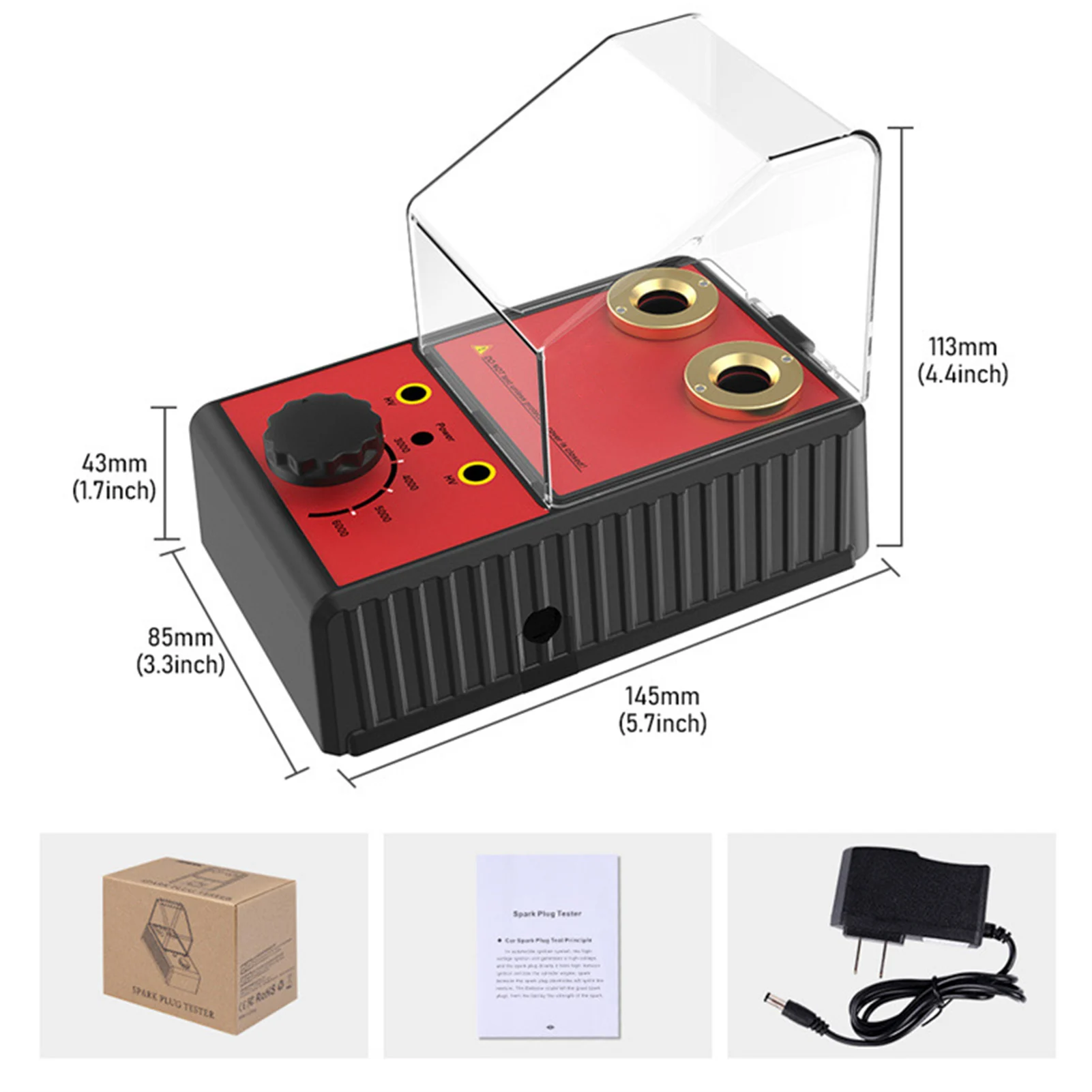 Автомобильный тестер Свечей Зажигания Тестер свечи зажигания с двумя