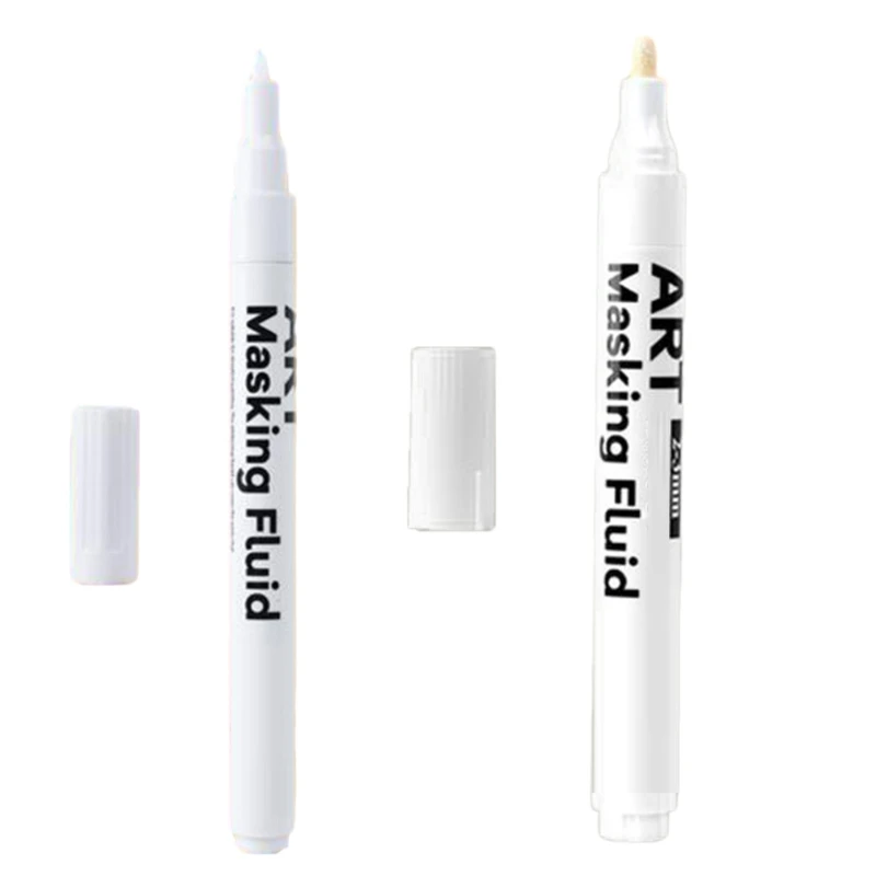Белый жидкий маркер белый акриловый тонкий кончик 0 7 мм широкий 3 для камня
