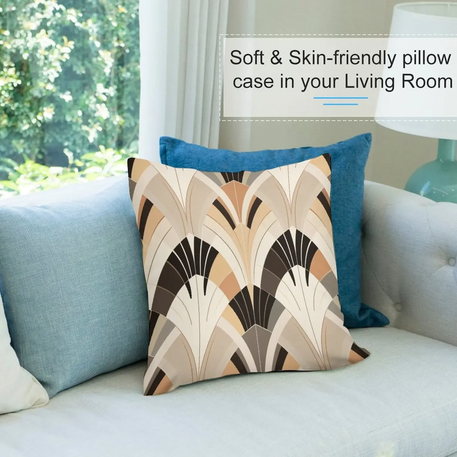 Ретро Scandi: многослойная футболка в стиле ар-деко 70-х годов бежевом и черной