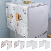 floral fresh colorful geometric refrigerator dust cover multi function cover refrigerator top cloth household cleaning supplies