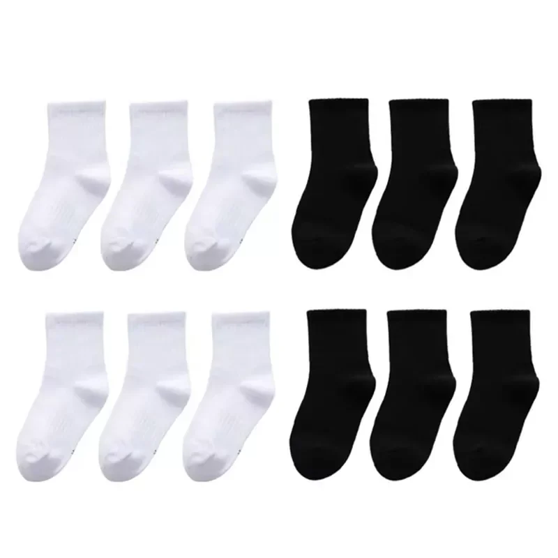 

Pieces=10 Pairs Children Socks Spring&Autumn Cotton High Quality Girls Boys Socks 1-9 Year Kids Socks