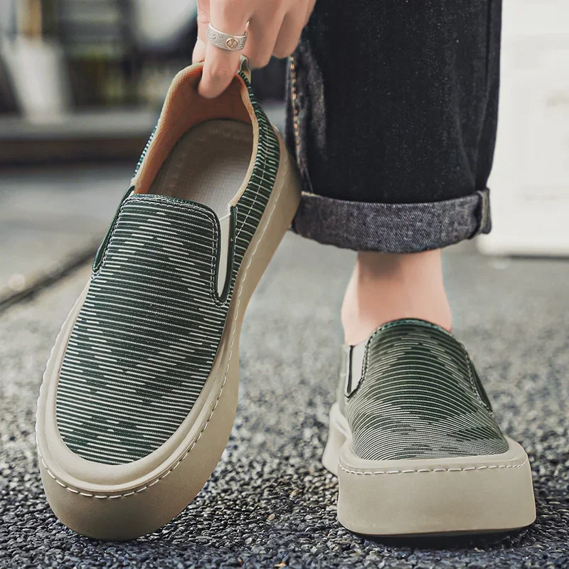 Мужская вулканизированная обувь мужская парусиновая повседневная