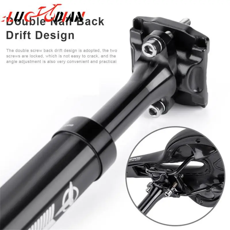 

Велосипедные аксессуары, амортизационная подседельная труба, Профессиональная Регулируемая велосипедная подседельная труба, алюминиевый сплав, амортизация света