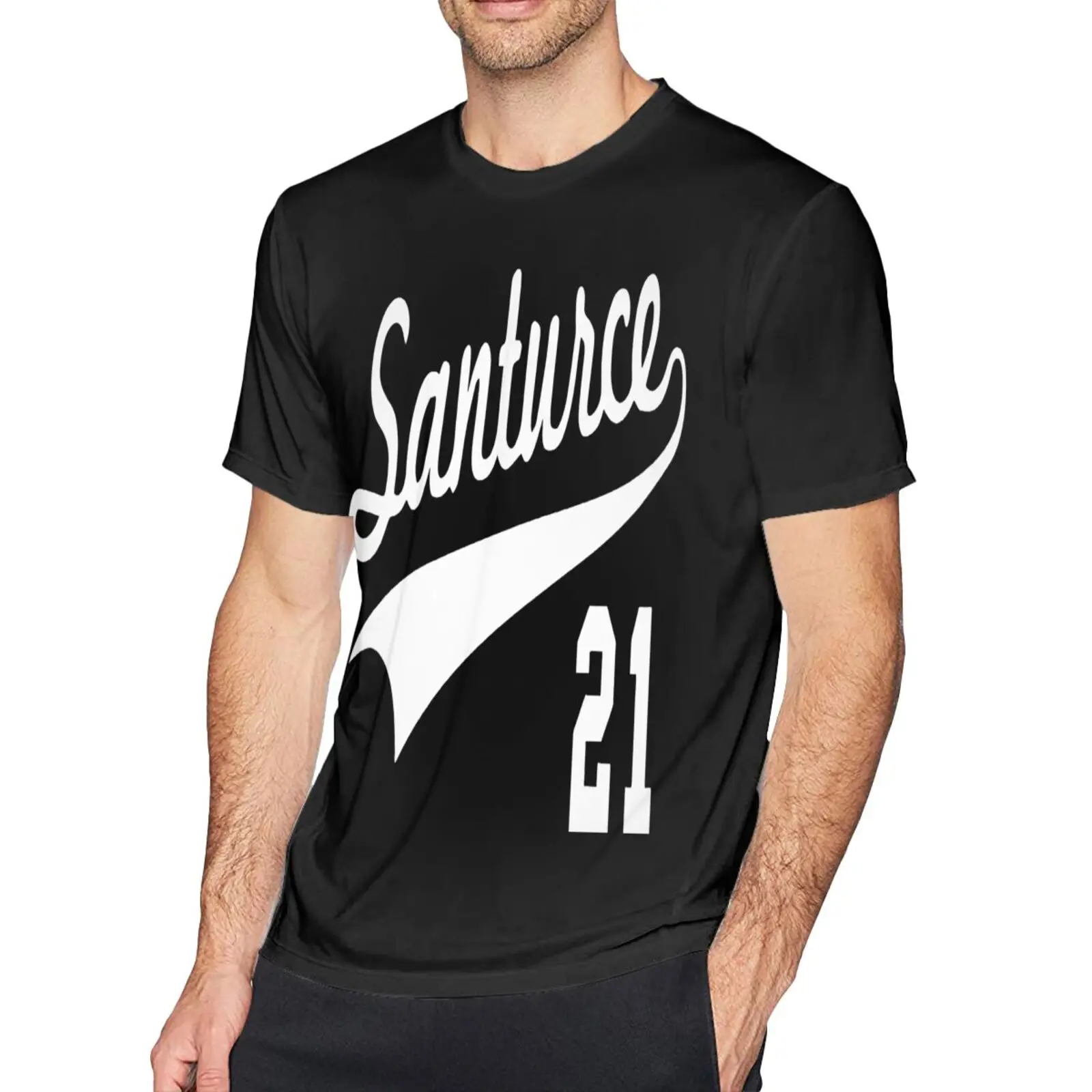 

Футболка мужская бейсбольная Santurce 21 с изображением Роберто Клементе