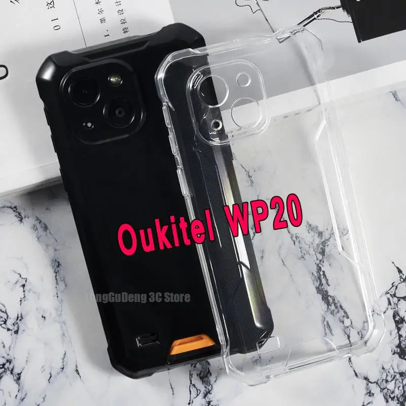 

Camera Protection Silicone Case For Oukitel WP20 Soft TPU Bumper Transparent Phone Case For Oukitel WP20 WP 20 5.93"Back Cover