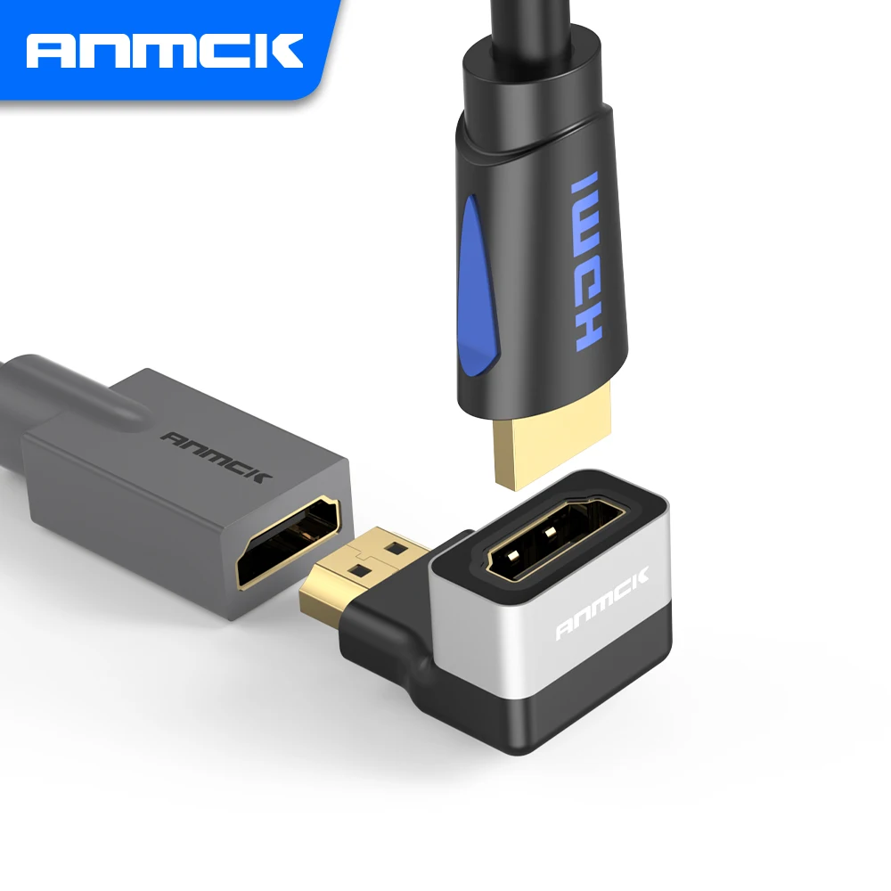 Переходник Anmck HDMI-HDMI Стандартный удлинитель для видео разветвитель монитора