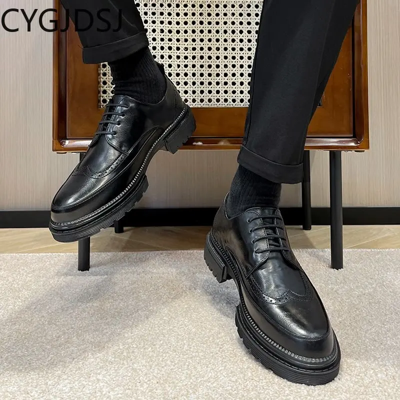 

Brogues Shoes for Men Italiano Business Suit Oxford Shoes for Men Office 2023 Formal Shoes for Men Wedding Dress Erkek Ayakkabı