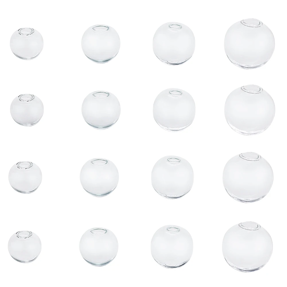 

500 шт., круглые мини-подвески для сережек-гвоздиков