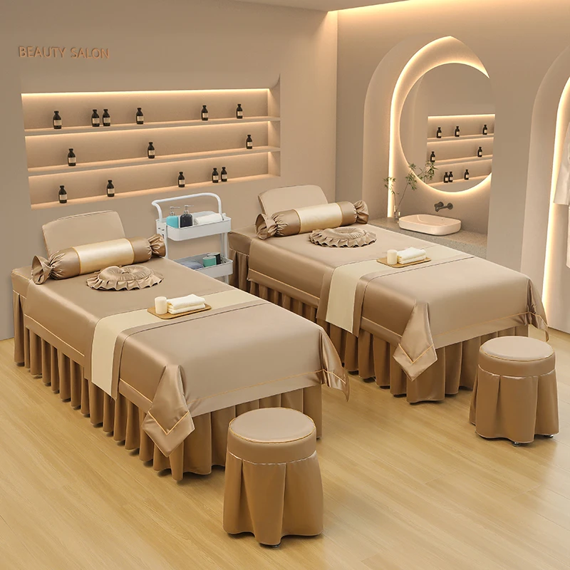 Новое четырехсекционное покрывало Beau Solid Salon массажное простыня для сбора ушей Four