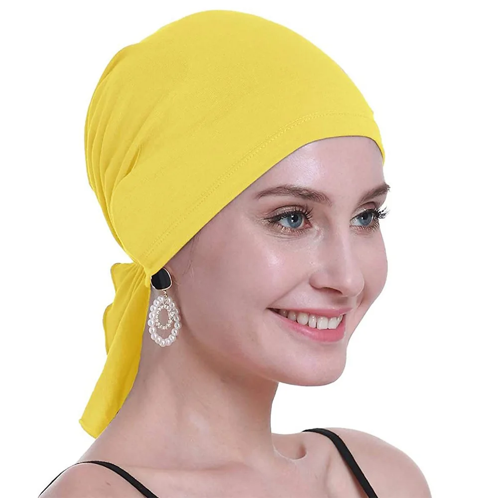 Under Scarf Hijab Cap Women Stretch Under Caps Solid Color Hijab Under Scarf Woman Hijab Cap Unisex Hijab Hats Turbans for Women