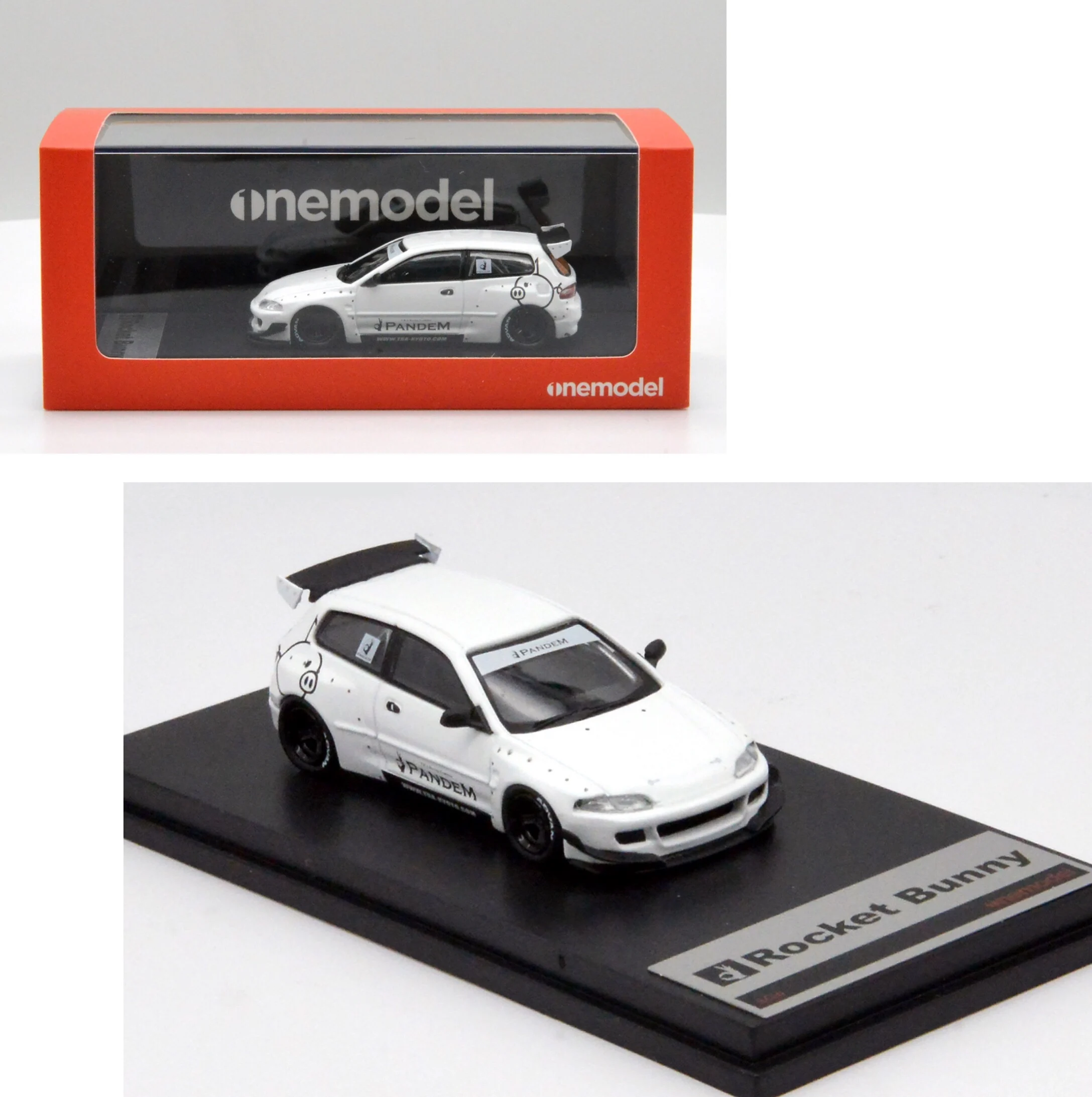 

Одна модель 1:64 Honda EG6 Rocket Bunny полимерная модель автомобиля Бесплатная доставка