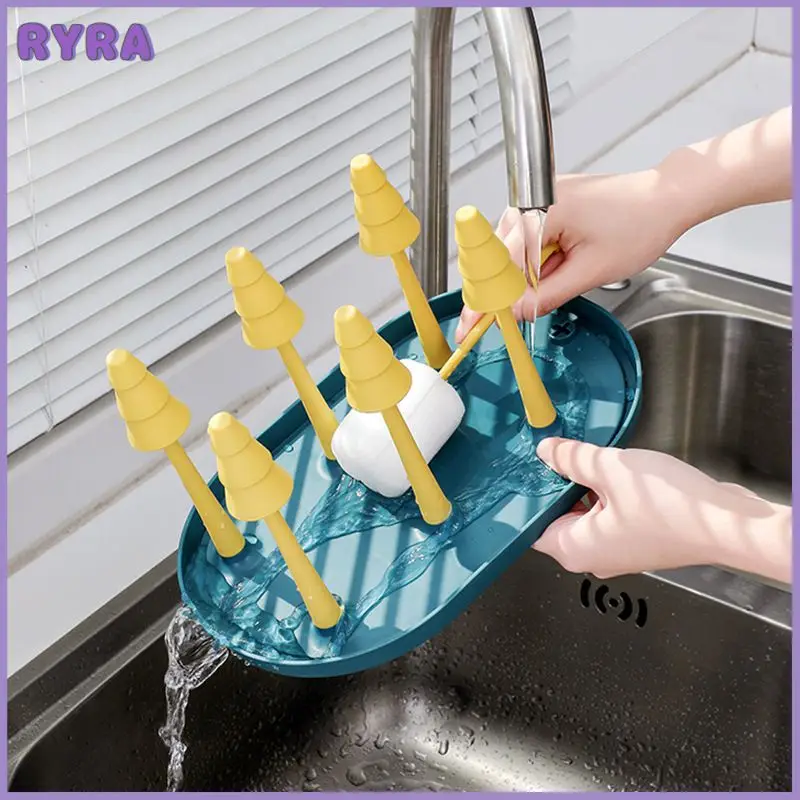 

Household Drain Bottle Holder Creative Plastic Upside Down Cup Holder Drain Cup Storage Rack Multifunctional Wine Glass Holder