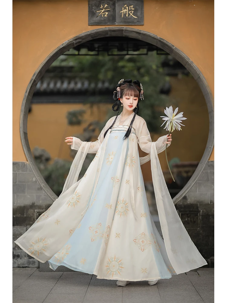 

Chinese Traditional Fairy Tale Ancient Hanfu Women's Clothing Modern Hanfu Tang Suit Folk Costume Princess National Costume Suit