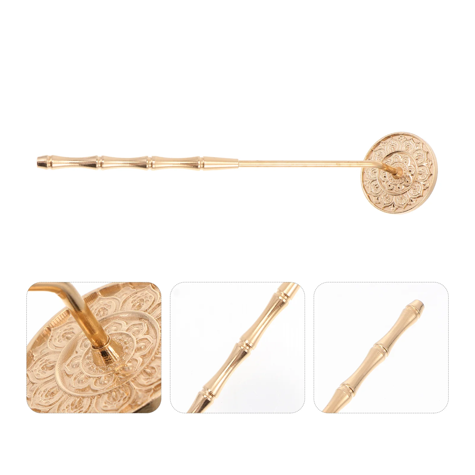 

Set Mold Brass Wick Trimmer Ash Press Ash Pressing Tool Burner Accessories