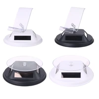 360 degree rotating turntable display stand solar powered jewelry watch ring bracelet organizer holder