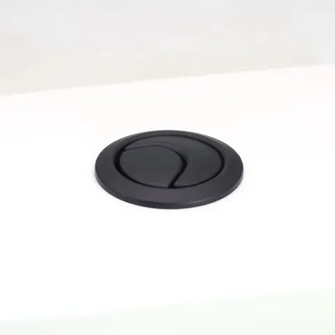 1 шт., черная кнопка смывного клапана для унитаза для Siamp для Skipper 45, кнопка двойного смыва, круглая кнопка бачка