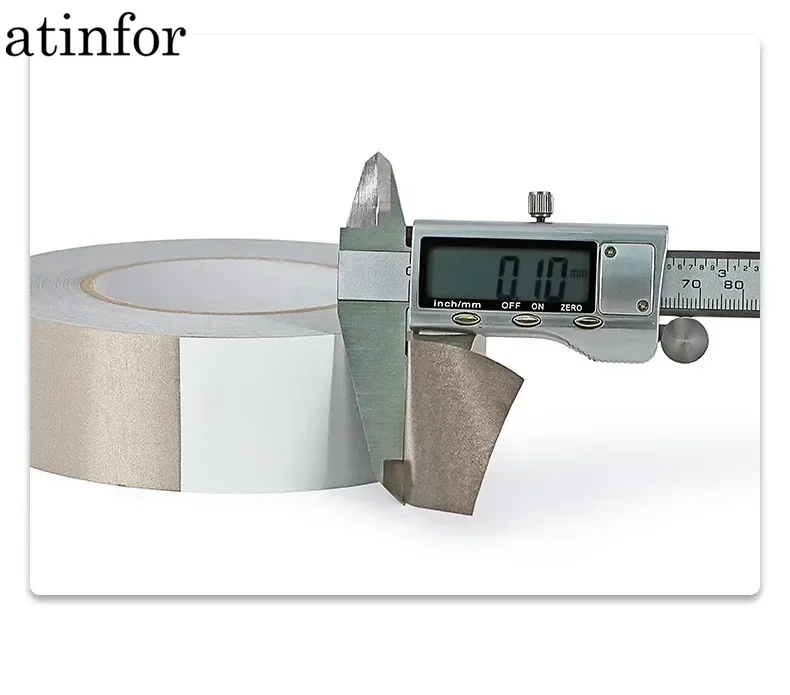 Односторонняя клейкая проводящая лента atinfor 20 м/рулон защита от помех