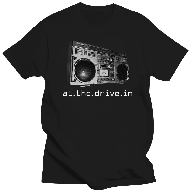 Official At The Drive-In Boombox T-Shirt Relationship of Command New Merch T Shirt for Men/Boy Short Sleeve Cool Tees