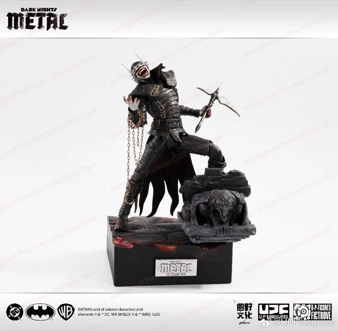 Фото Оригинальные фигурки LPZZ UPFinegures Dark Nights Metal The Batman Who Laughs Laughing Bat в наличии, коллекционные аниме-фигурки, модель №4