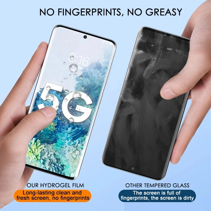 1-4Pcs Hydrogel Film for Samsung Galaxy Note 20 Ultra S23 S22 S21 fe S20 Plus S10 Screen Protectors A12 A34 A54 A51 A50 A52 A71
