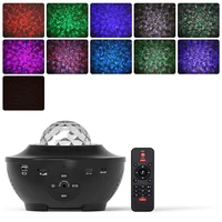 full color star starry sky night light rotatable speaker atmosphere led projector smart lamp room decor decoration bedroom gift