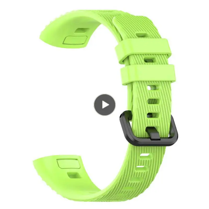 

Portable O-riginal Elastic Strap Bracelet Replacement Sport Silicone Watchband Fashion Strap For Huawei Band 4 Wristband