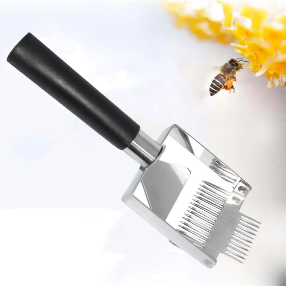 New bee Wooden Handle Garden supplies Uncapping fork Beekeeping Tool Honey Scraper Apiculture Equipment