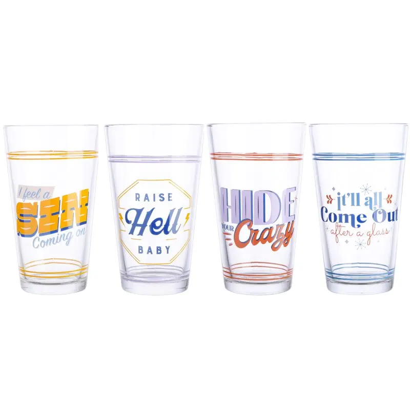 

Honky-Tonk Assorted 17-ounce Glass Tumblers, Set of 4 by Miranda Lambert
