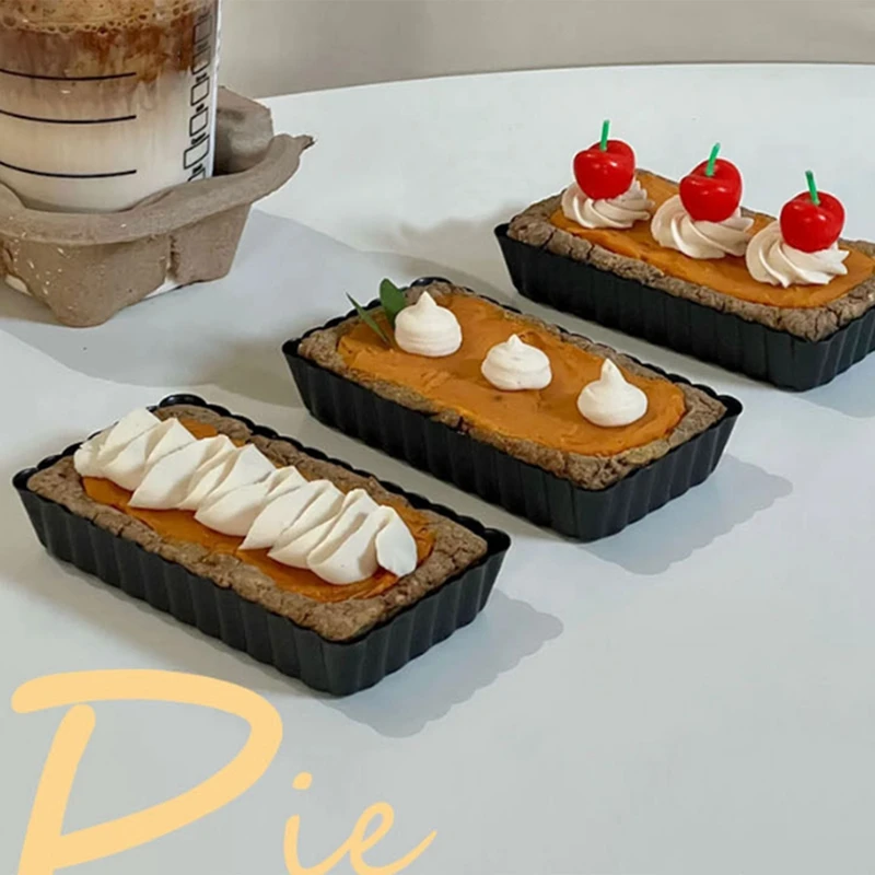 2 шт. антипригарная мини-форма для выпечки кремовых пирогов 0 6 мм из черной