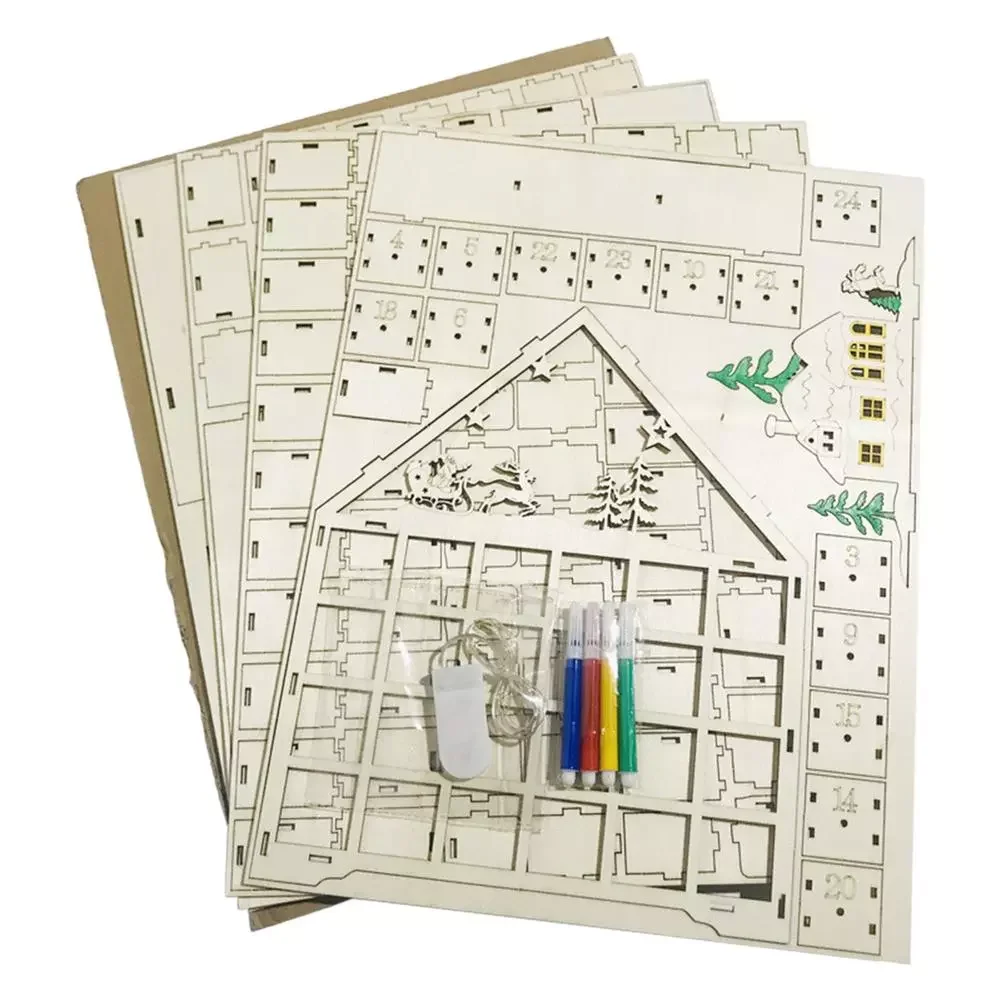 

Календарь для нового года, многоразовый календарь для нового года