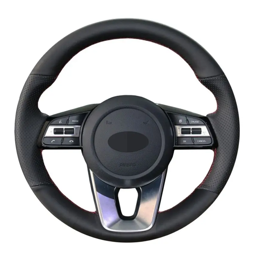 

Сделай Сам, сшитая вручную, искусственная кожа черного цвета для Kia forte s 2019 KIA Optima 2018 2019