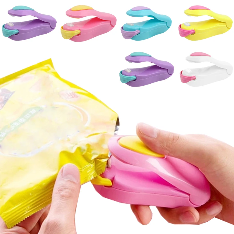 

Plastic Bag Sealing Machine Portable Sealing Machine Kitchen Food Storage Plastic Bag Sealing Clip Mini Handheld Sealing Tool