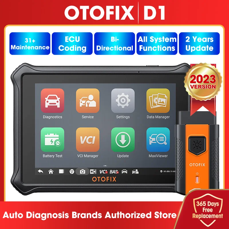 OTOFIX D1 диагностический инструмент двунаправленное управление OE-уровень OBD2 все системы Bluetooth сканер автомобильный инструмент PK MP808 MS906