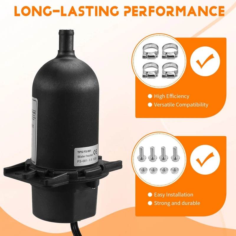 Дизельный генератор 500 Вт Нагреватель 120 В самоциркулирующийся предварительный