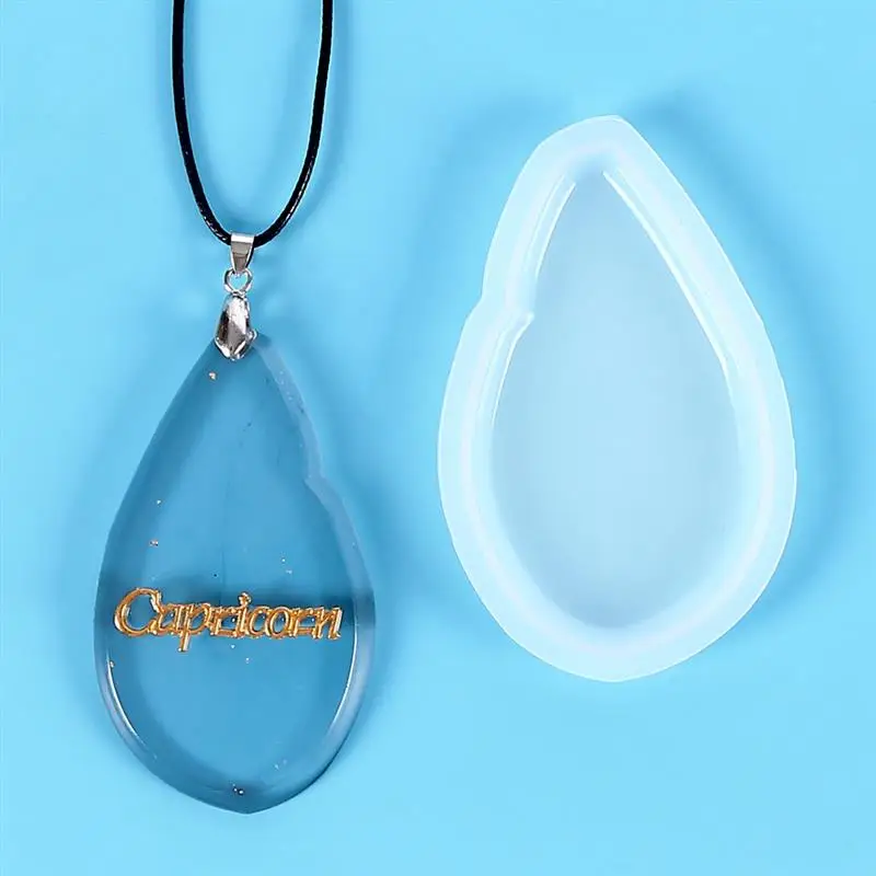Mirror Charm Silicone Mold Necklage Crystal Bead UV Resin Epoxy Mould Diy Jewelry Making Accessories Decoration |