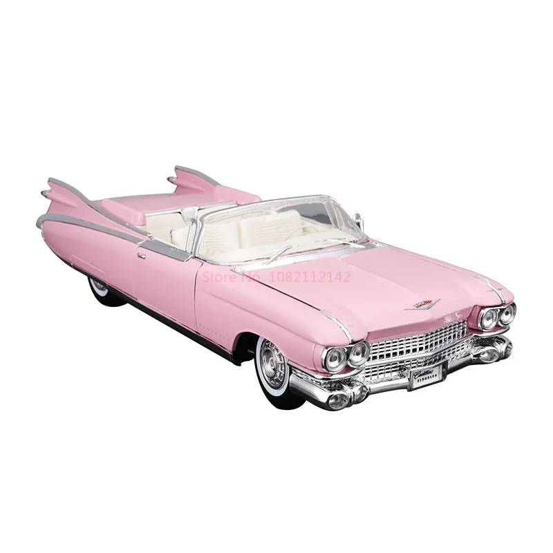 Maisto 1:18 1959 Cadillac Eldorado Biarritz Розовая модель автомобиля