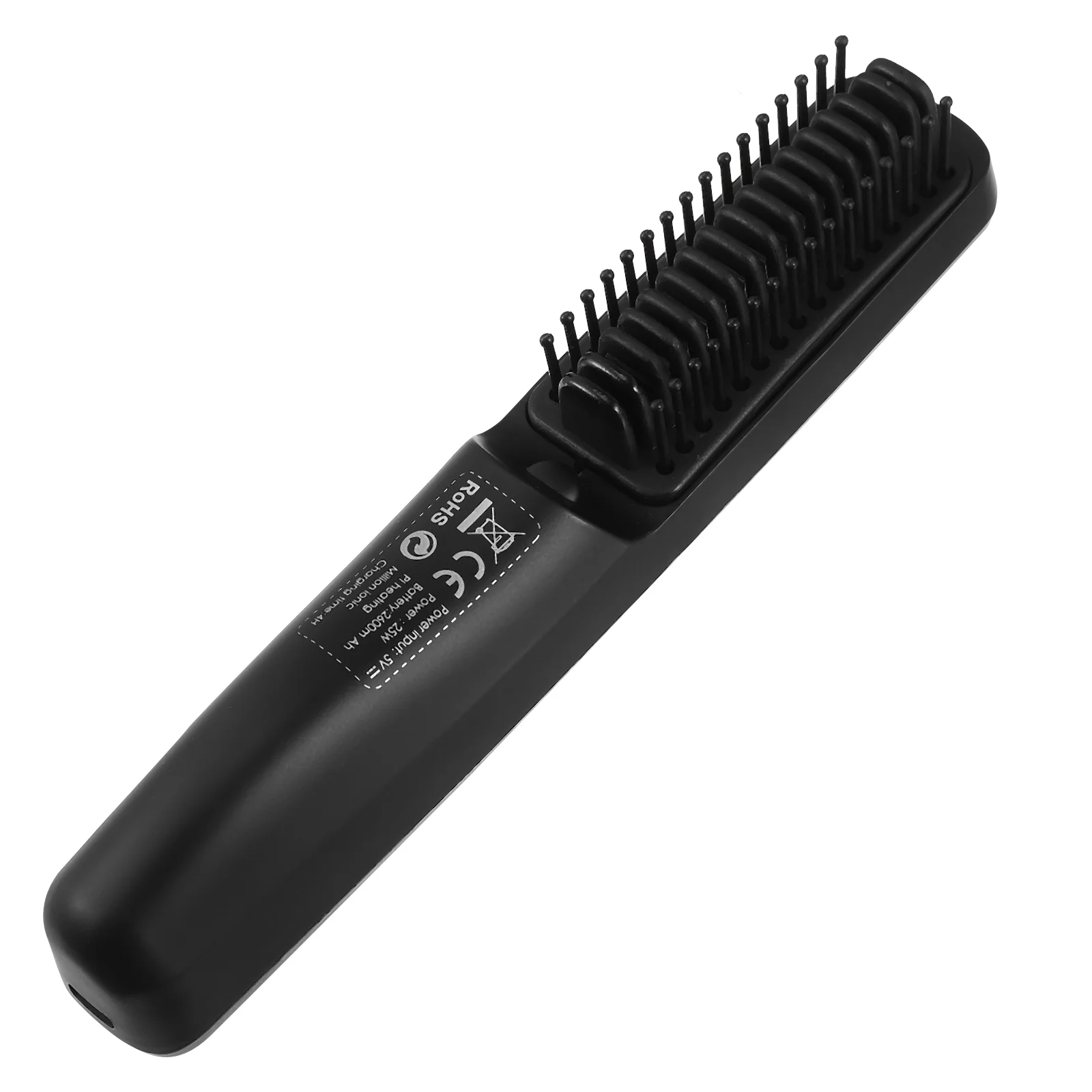 

Hair Straightening Brush Comb: USB Charging Hot Comb Heating Anti Scald for Girl Hairdressing Supplies
