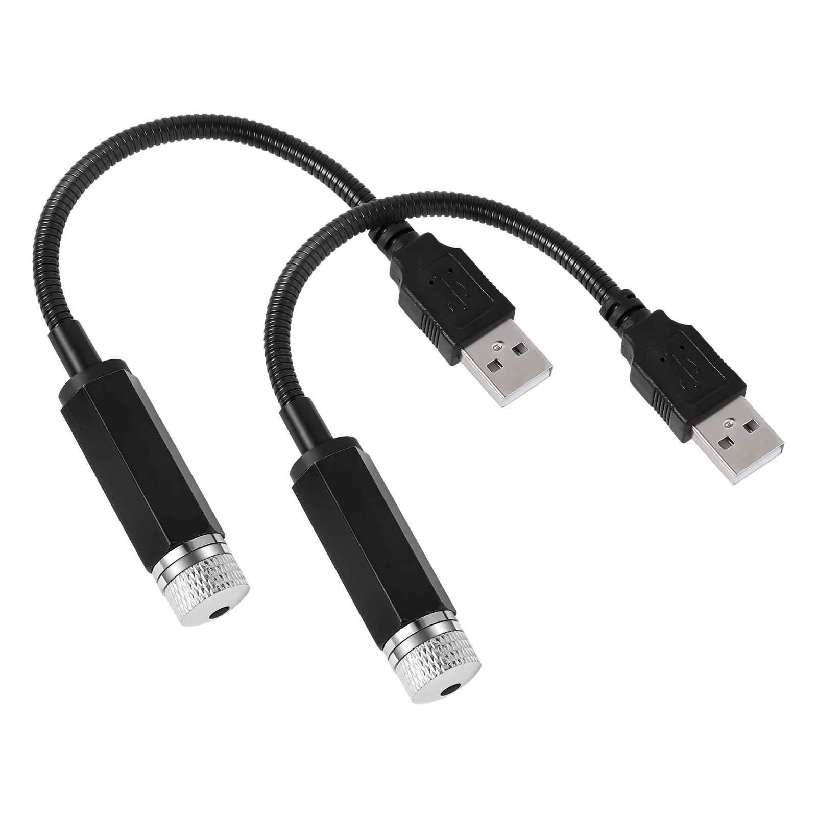 

2pcs USB Powered Decorative Star Atmosphere Light Car Roof Star Light Car Star Light Projector for Car Party