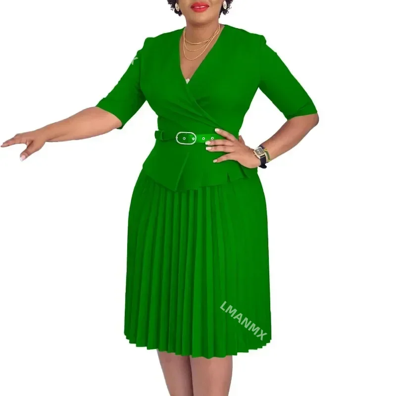 Элегантные церковные платья для женщин с v-образным вырезом и баской