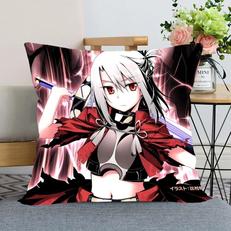 Fate kaleid Liner Prisma Illya чехол для подушки дома декоративный Шелковый Невидимый на