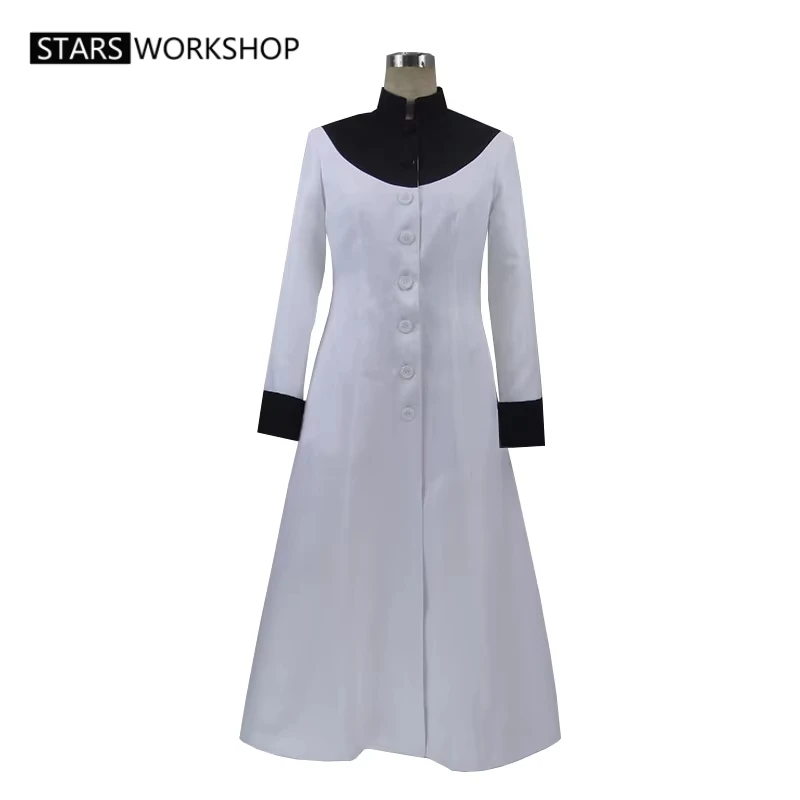 Фото Аниме Blood Blockade Battlefront Kekkai Sensen White Mary костюмы для косплея унисекс для взрослых плащ длинное пальто карнавальный костюм на Хэллоуин №1