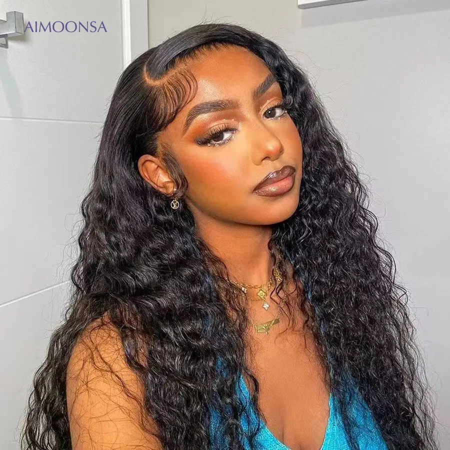 13x4 Lace Frontal Wig Curly Human Hair Wigs For Black Women Pre Plucked With Baby Hair Brazilian Hair Wigs 150% Remy On Sale