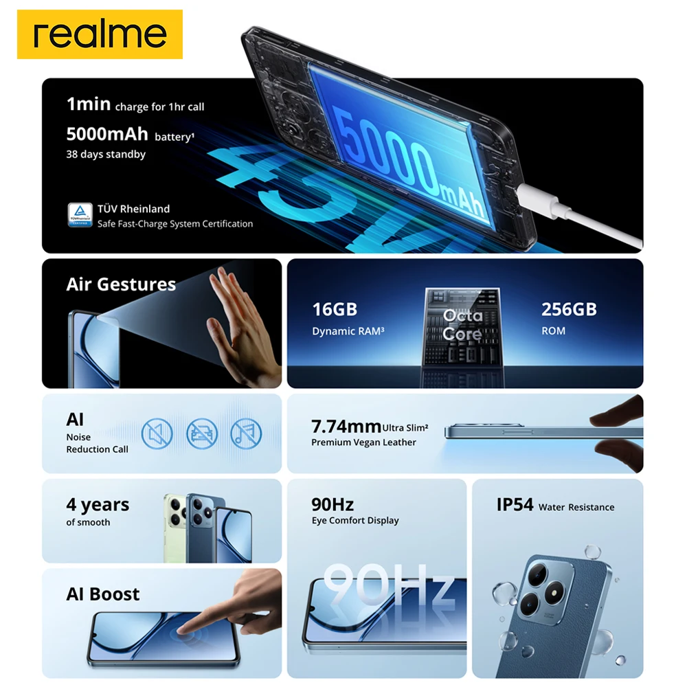 Смартфон Realme C63 8/256ГБ russia