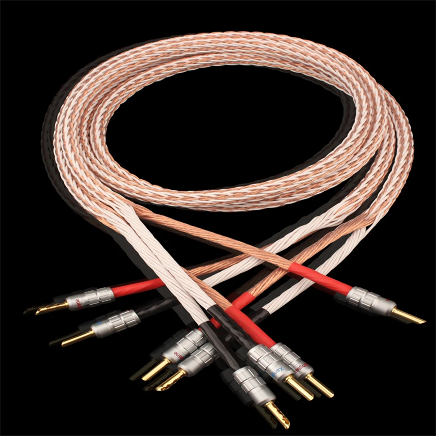 Hi-End KB 12TC OCC провод для динамика Hifi кабель CMC BFA 4 Банановый штекер к банановым/24