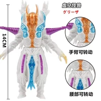 14cm soft rubber monster ultraman greeza final shape action figures model furnishing articles doll children assembly puppets toy
